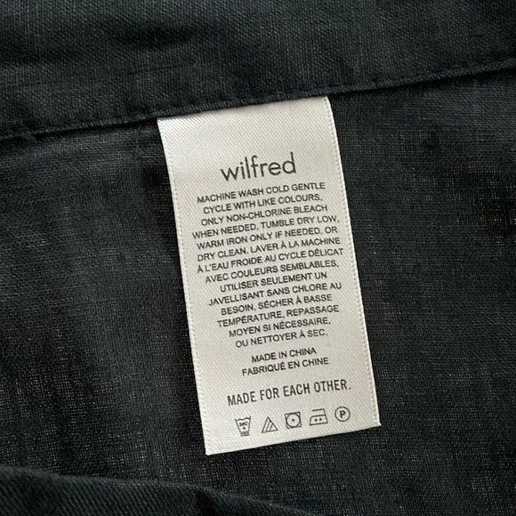 Rare* Linen Aritiza Wilfred Eleta Wrap Skirt
Sz M - Picture 12 of 13